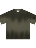 Men's Gradient Round Neck Oversized T-Shirt