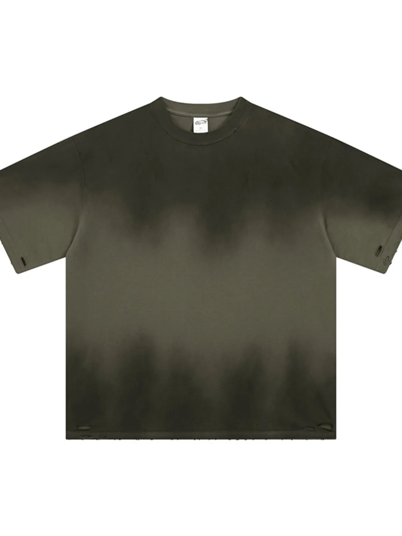 Men's Gradient Round Neck Oversized T-Shirt