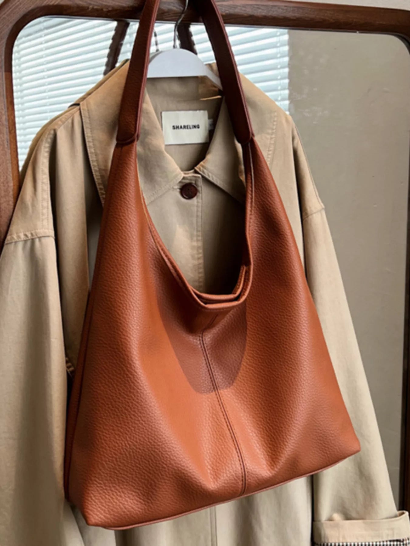 PU Leather Shoulder Bag