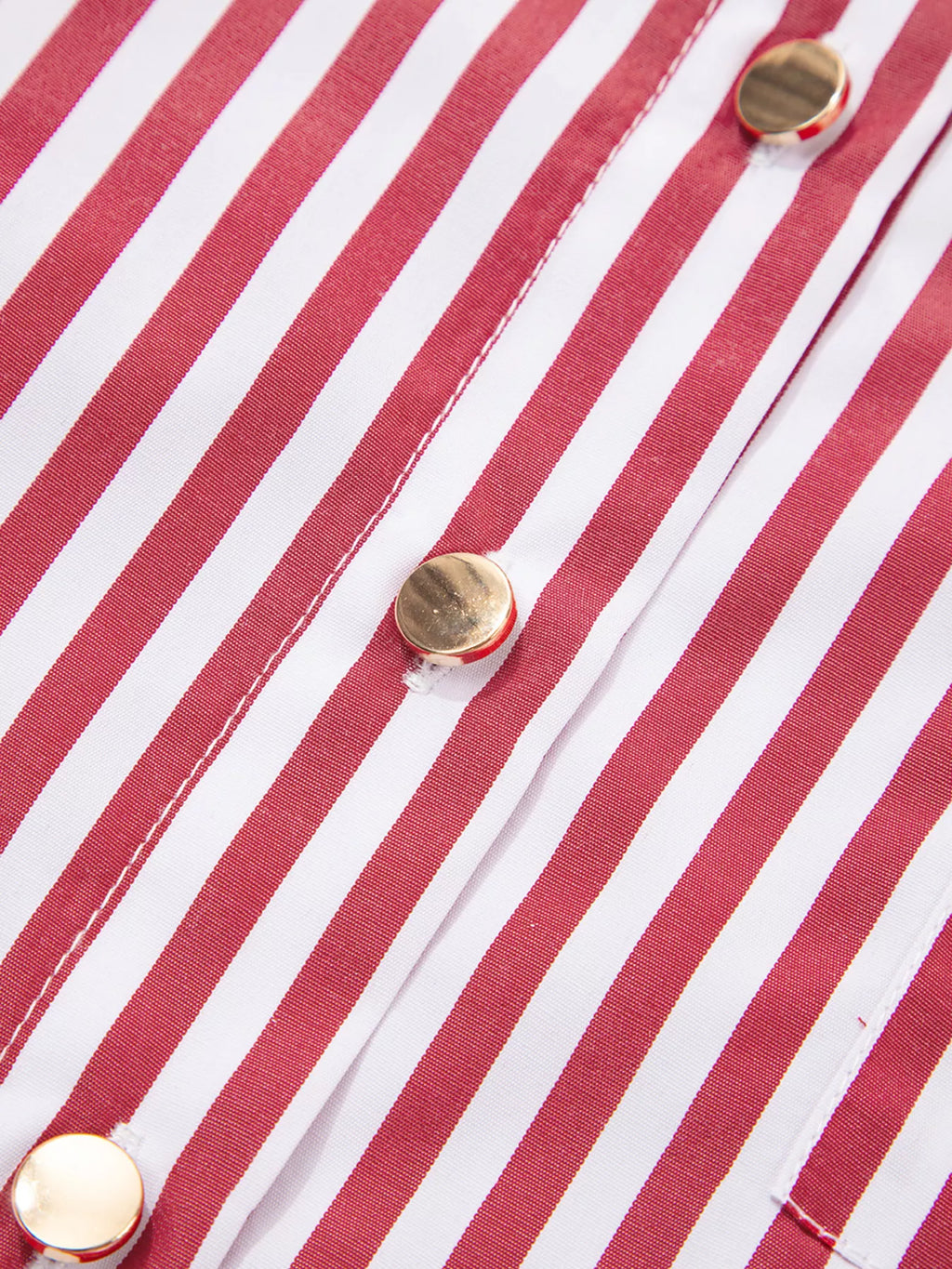 Striped Button-Up Long Sleeve Shirt