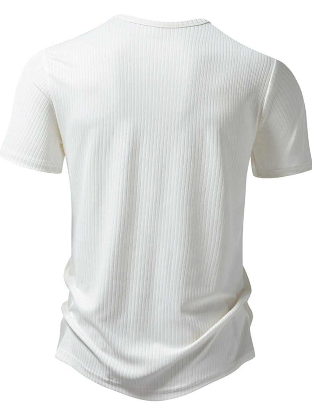 Men's Button Detail Short Sleeve T-Shirt