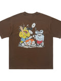 Men's Graphic Round Neck Short Sleeve T-Shirt