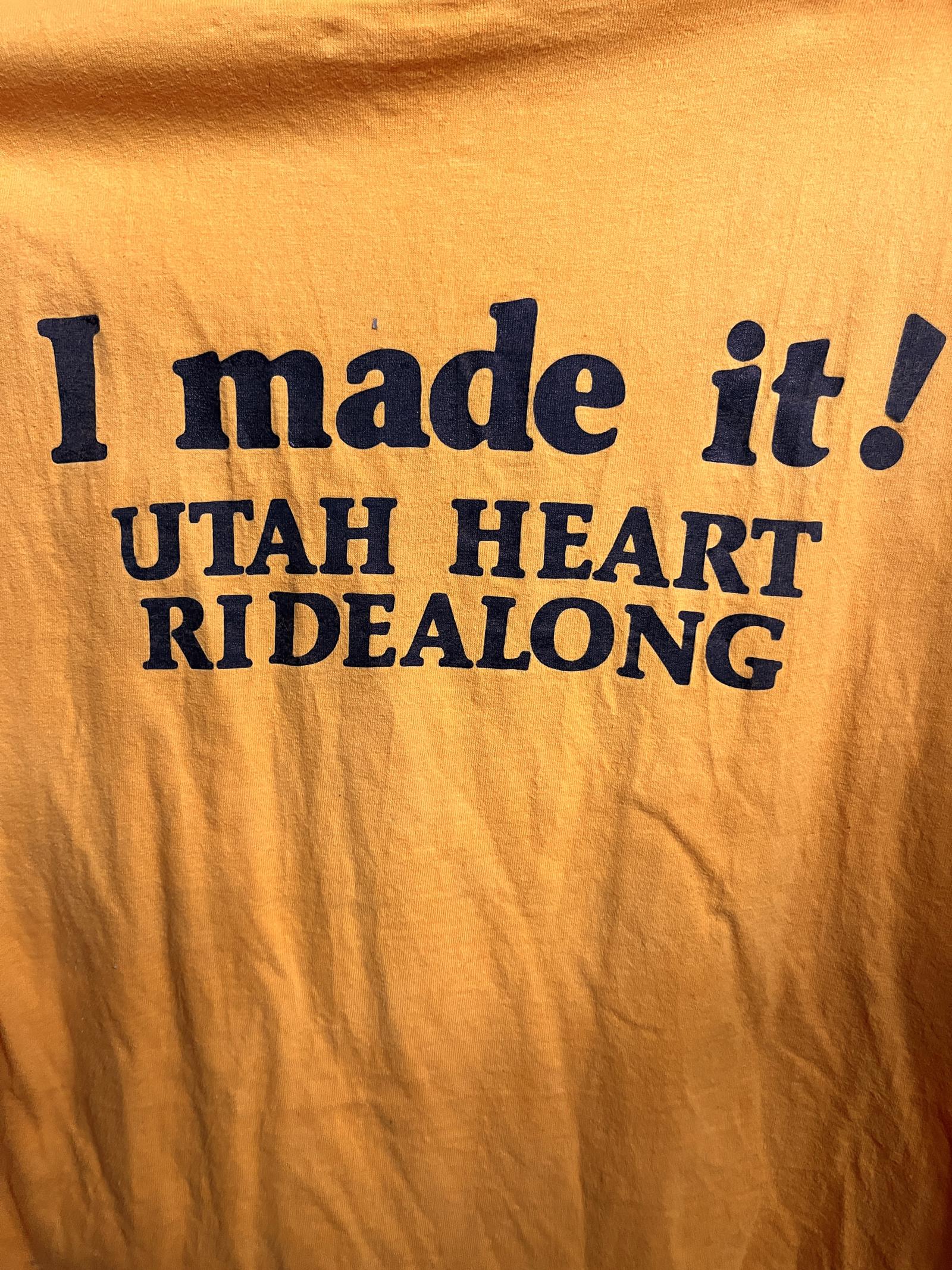 VTG Utah Heart Ridealong T-shirt - Biker Ride Along 70s Tee