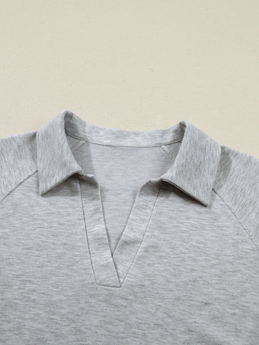 Polo Collar Short Sleeve Top and Shorts Set