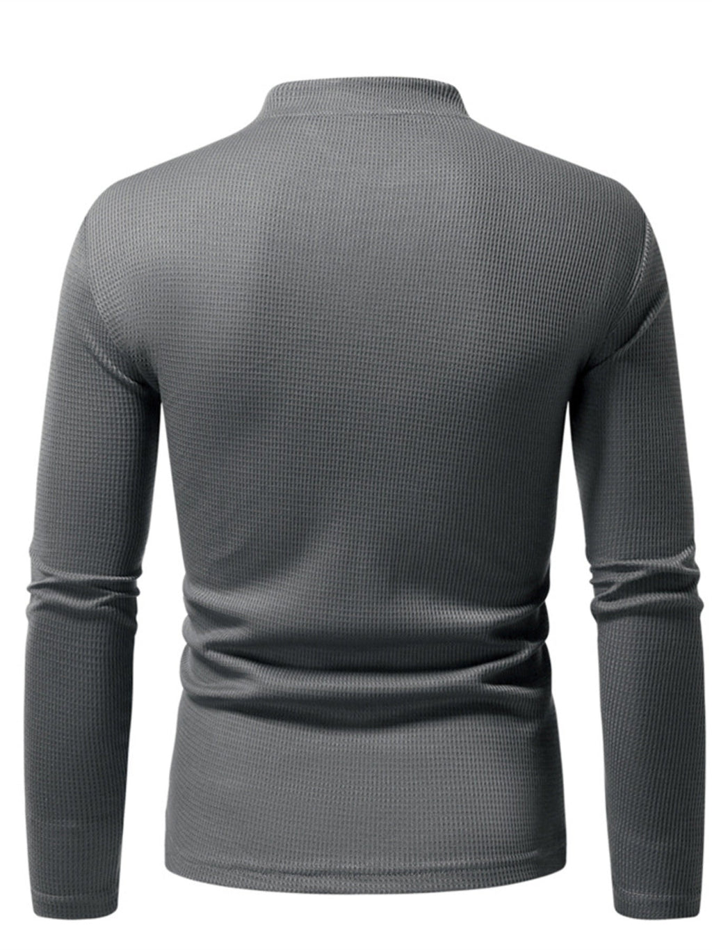 Men's Notched Long Sleeve Top