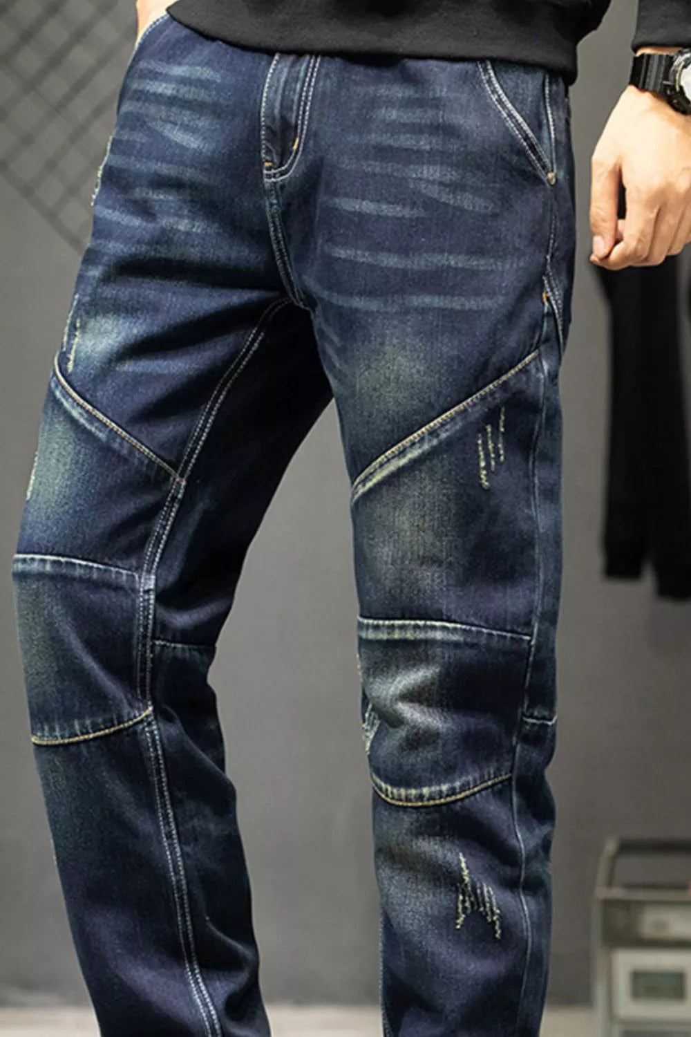Men's Slim Fit Straight Leg Jeans
