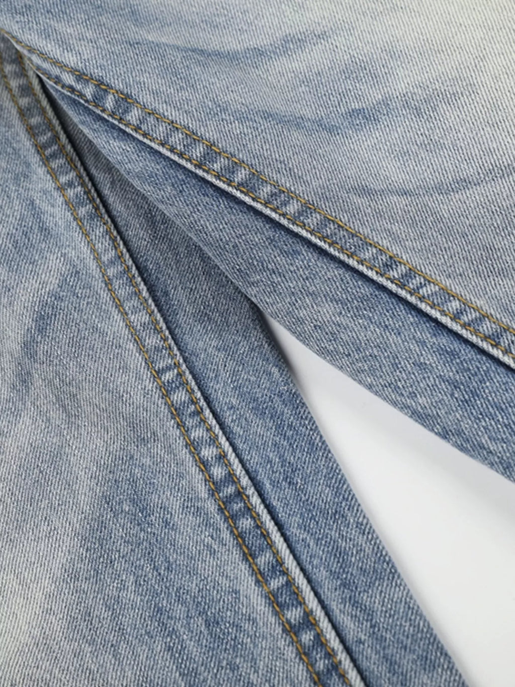Men's Washed Wide Leg Jeans