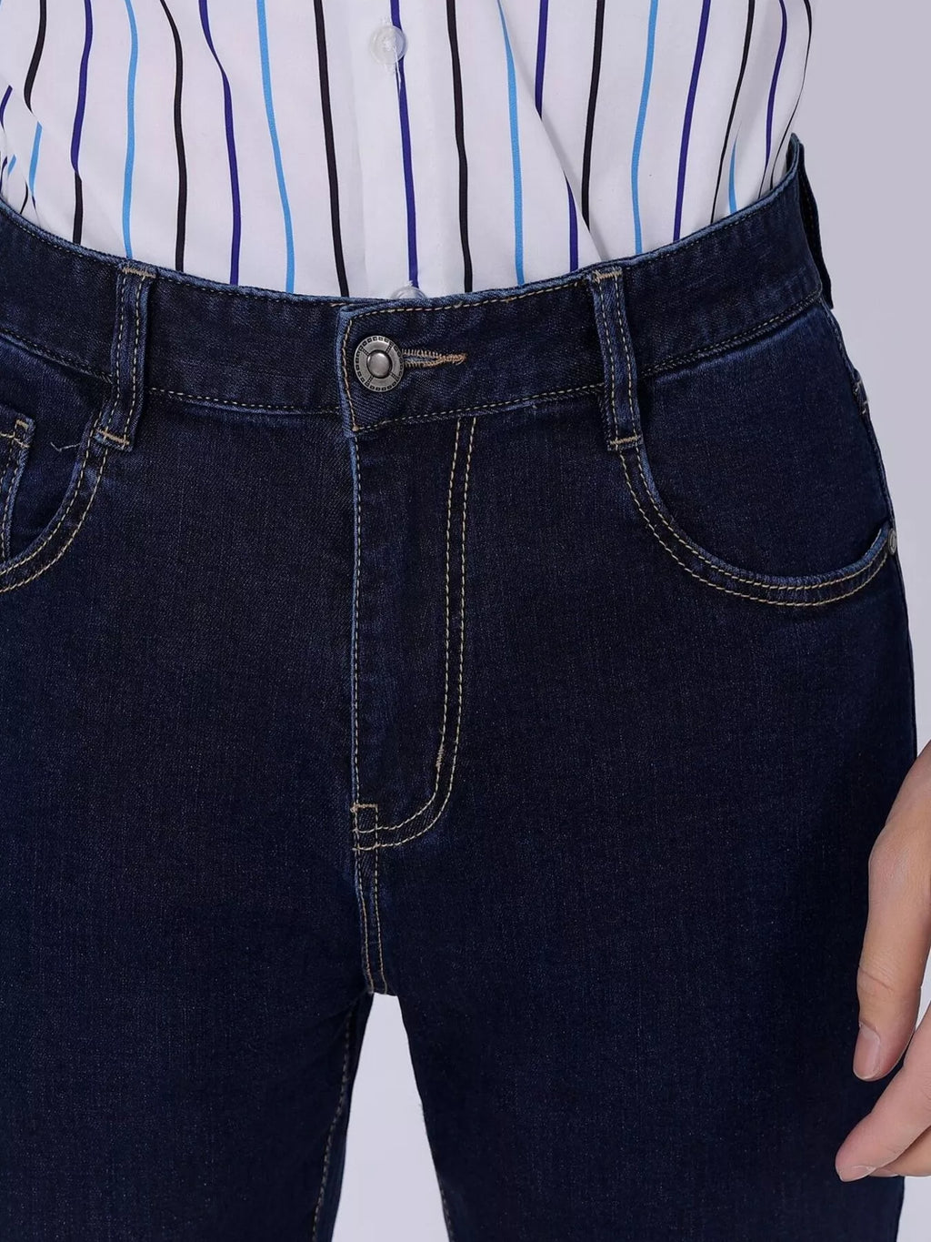 Men's Wash Straight-Leg Jeans