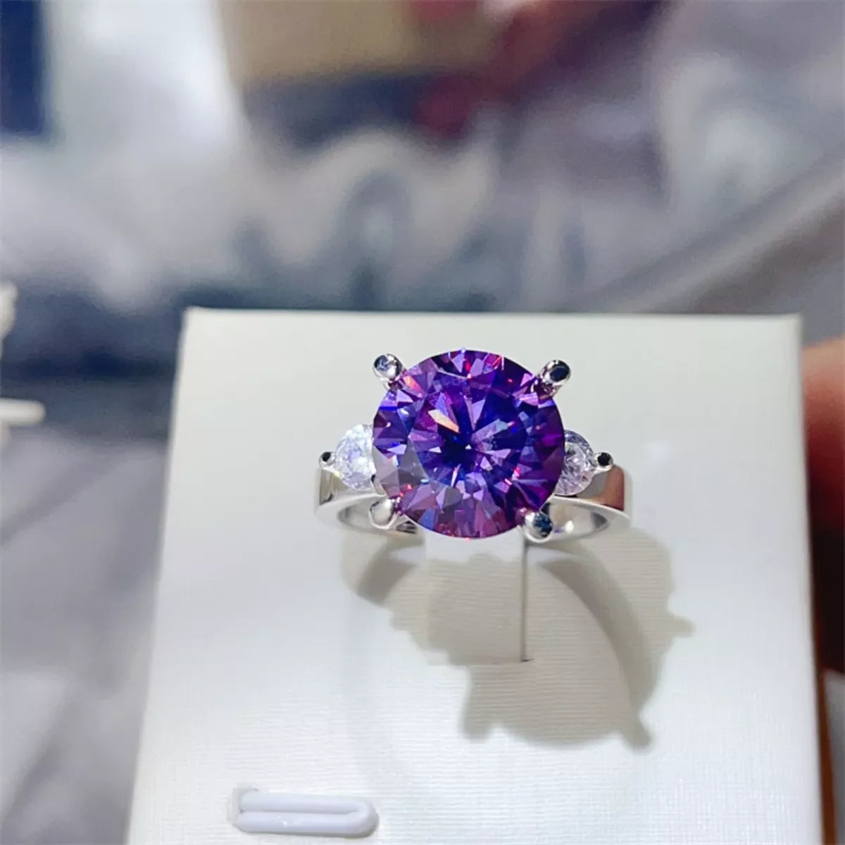5 Carat Moissanite 925 Sterling Silver Ring