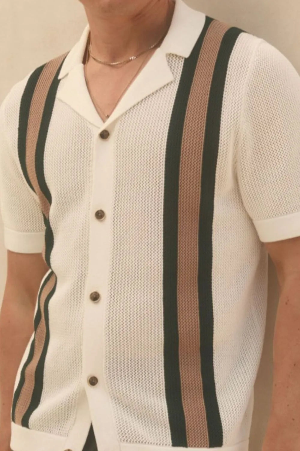 Men's Plus Size Button Down Short Sleeve Shirt