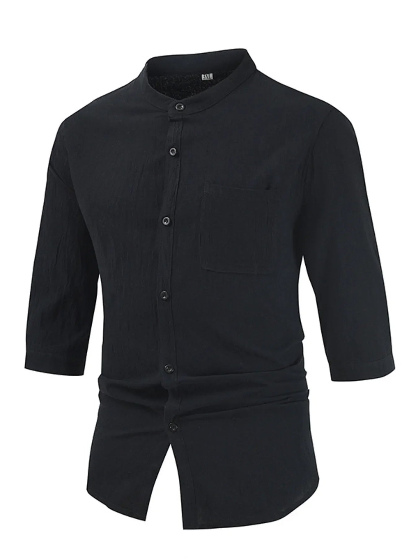 Men's Plus Size Button Down Half Sleeve Shirt
