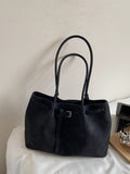 Buckle Detail Shoulder Bag