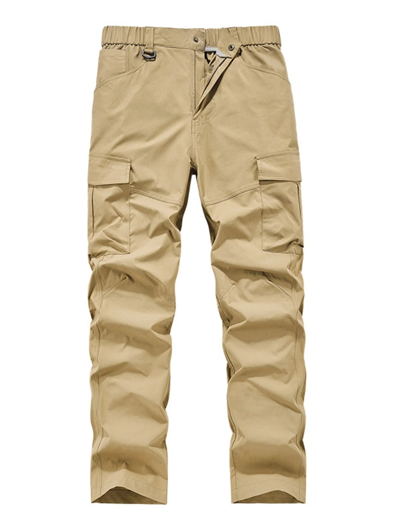 Men's Plus Size Elastic Waist Cargo Pants