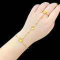 Butterfly Charm Finger Bracelet