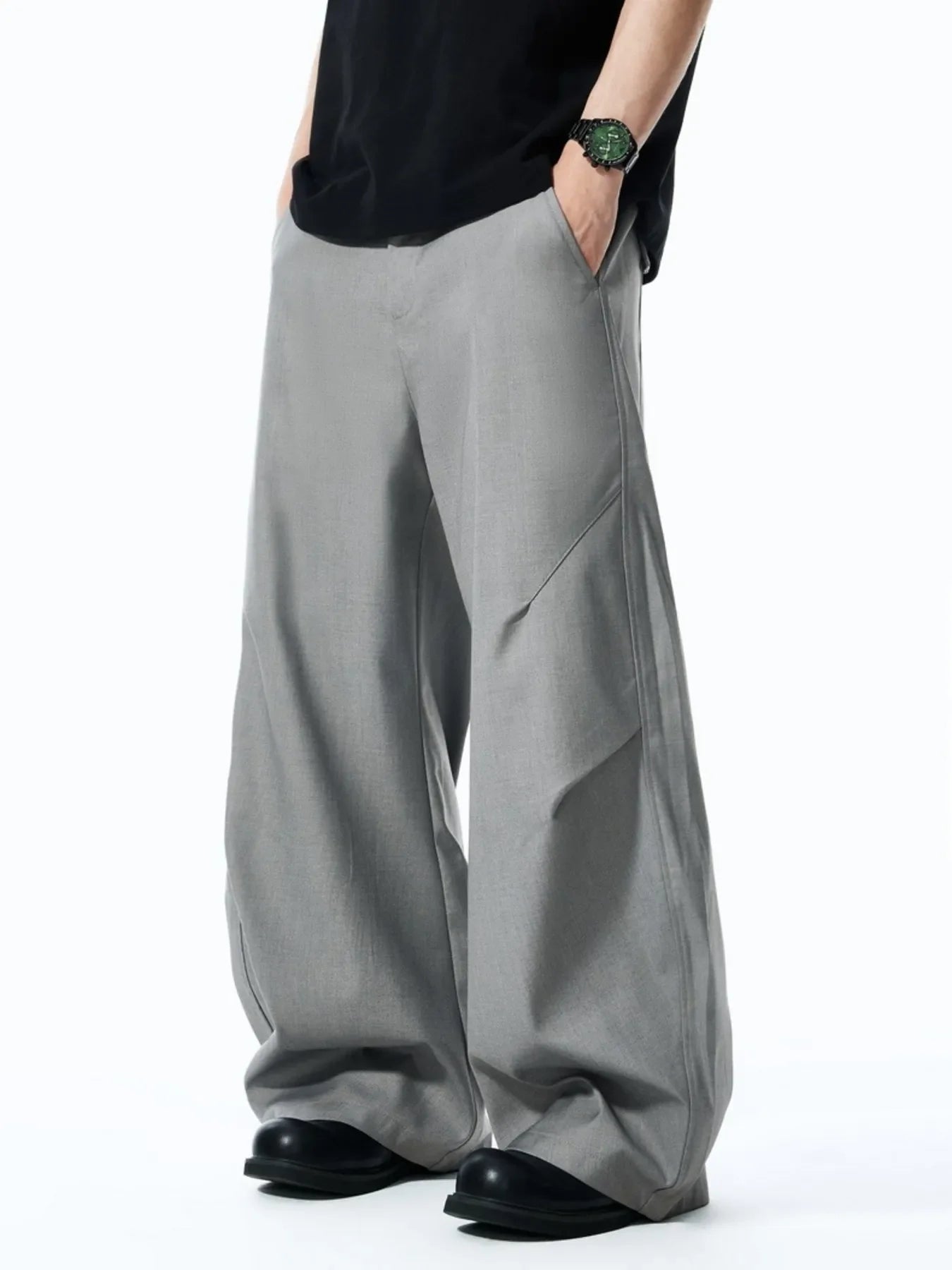 Men's Wide Leg Casual Pants