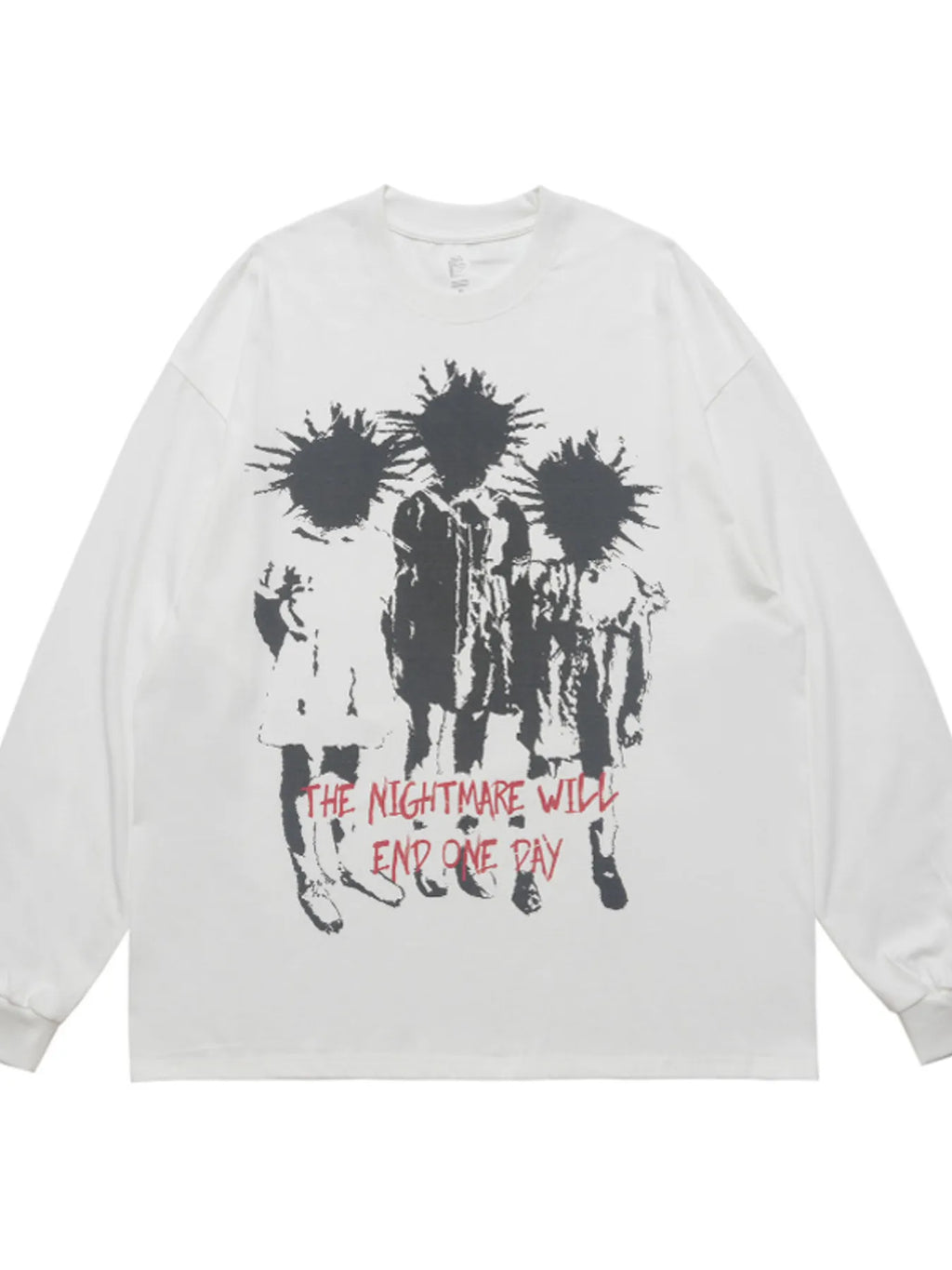 Men's Plus Size Graphic Long Sleeve T-Shirt