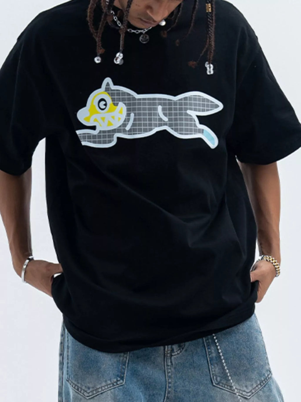 Men's Graphic Round Neck Relaxed Fit T-Shirt