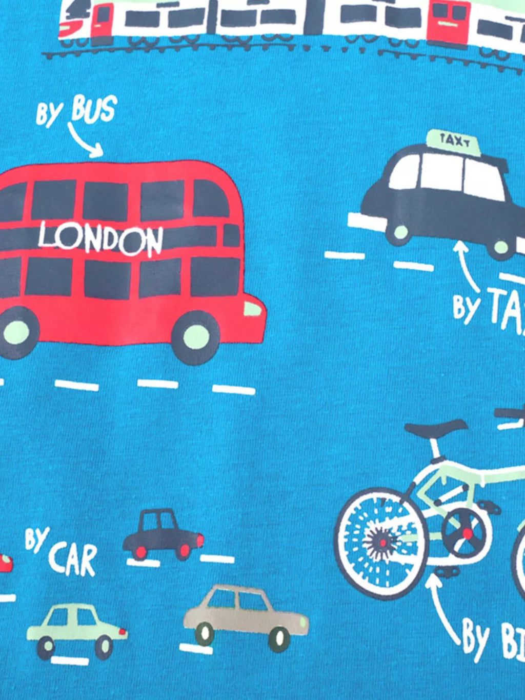 Children's London Travel Print Long Sleeve T-Shirt