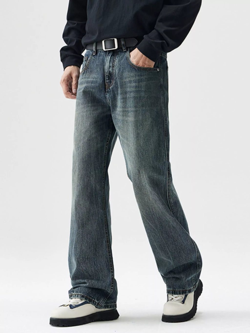 Men's Wide Leg Jeans