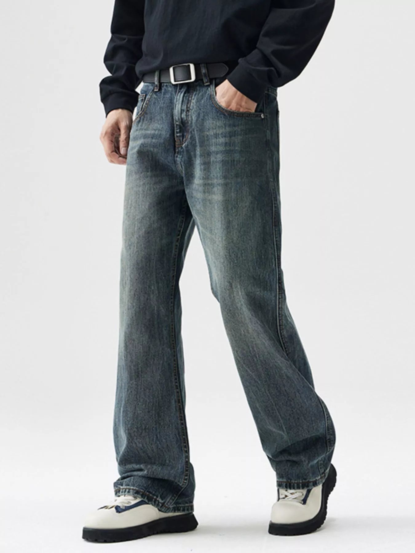 Men's Wide Leg Jeans