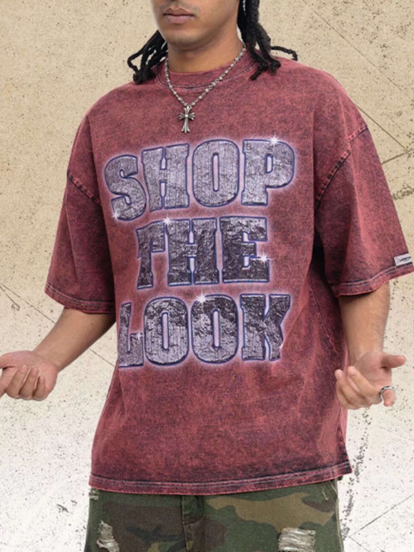 Men's Letter Graphic Short Sleeve T-Shirt