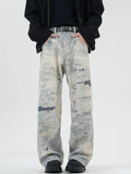 Men's Full Size Wide Leg Jeans Plus Size