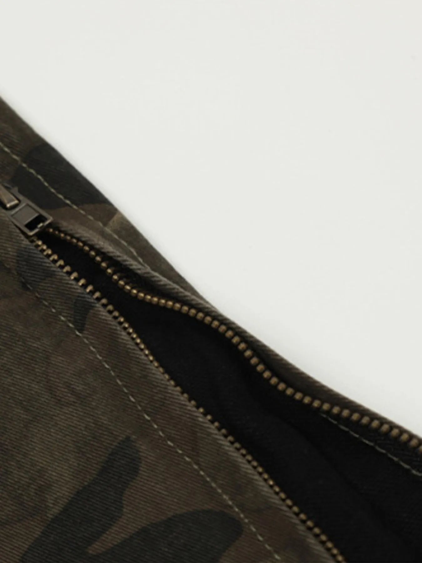 Men's Camo Wide Leg Denim Jeans