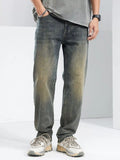 Men's Washed Loose Fit Jeans