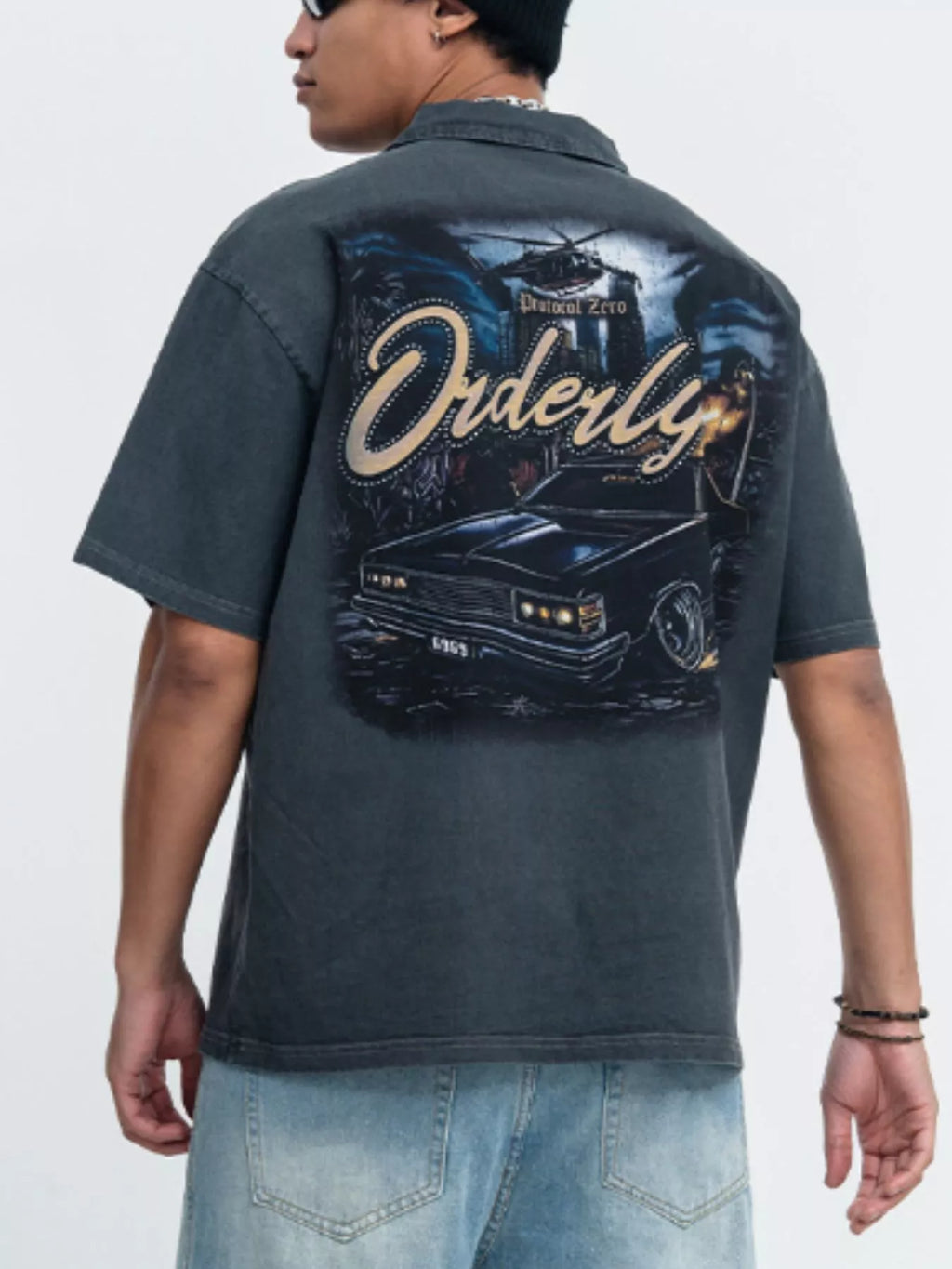 Men's Vintage Washed Graphic T-Shirt