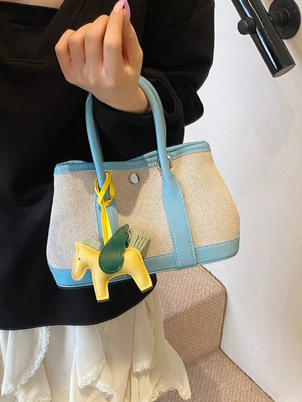 Contrast Crossbody Bag