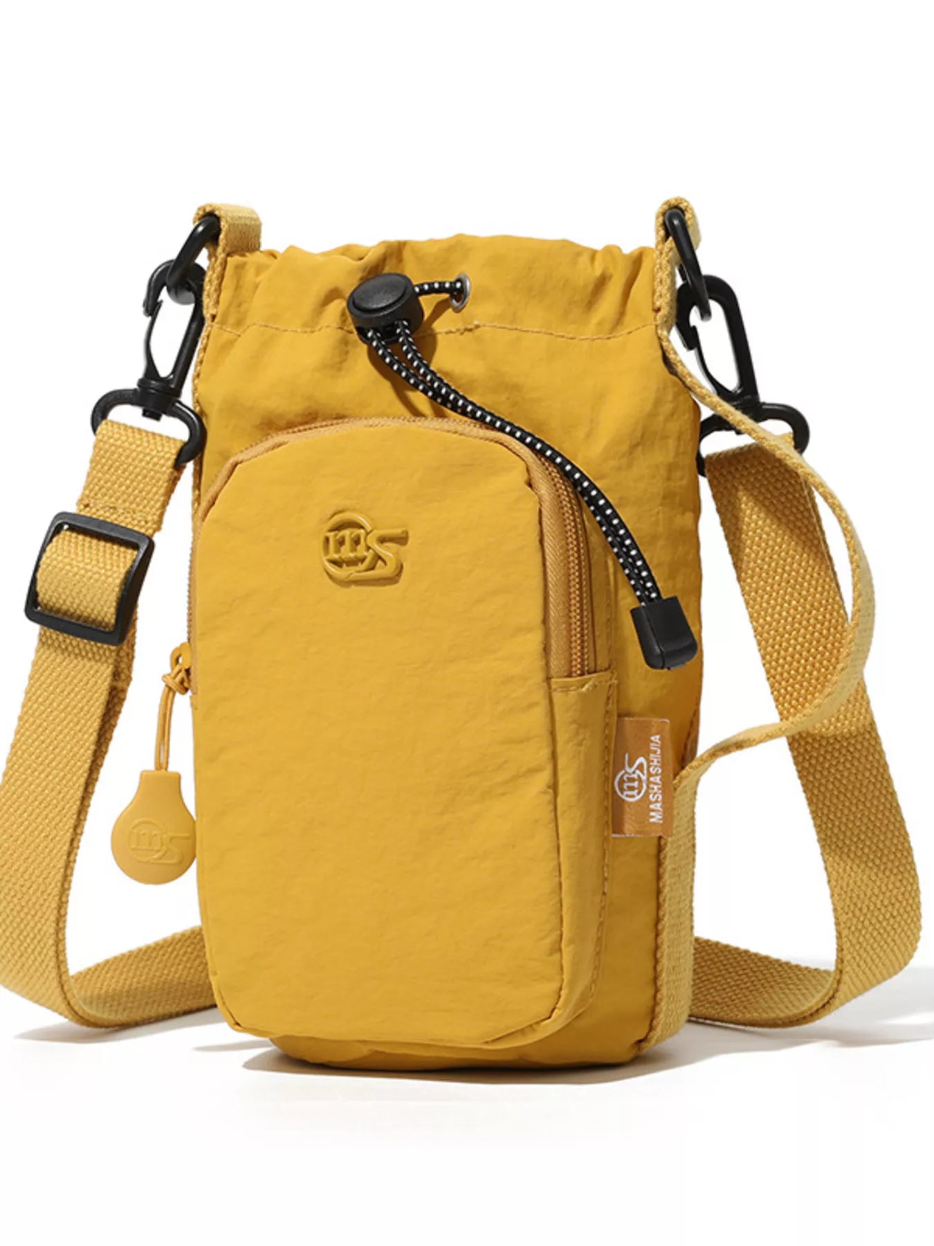 Drawstring Closure Lightweight Crossbody Bag