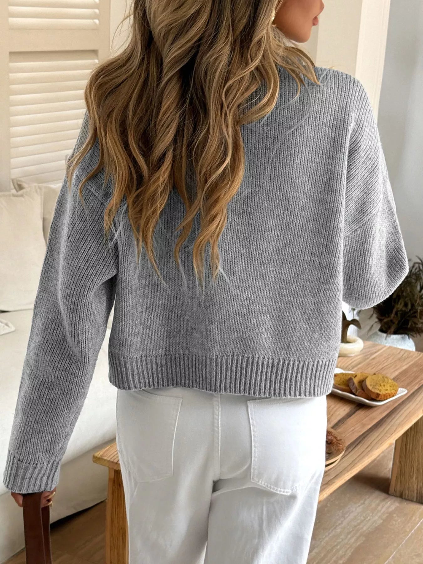 Button-Down Knit Cardigan