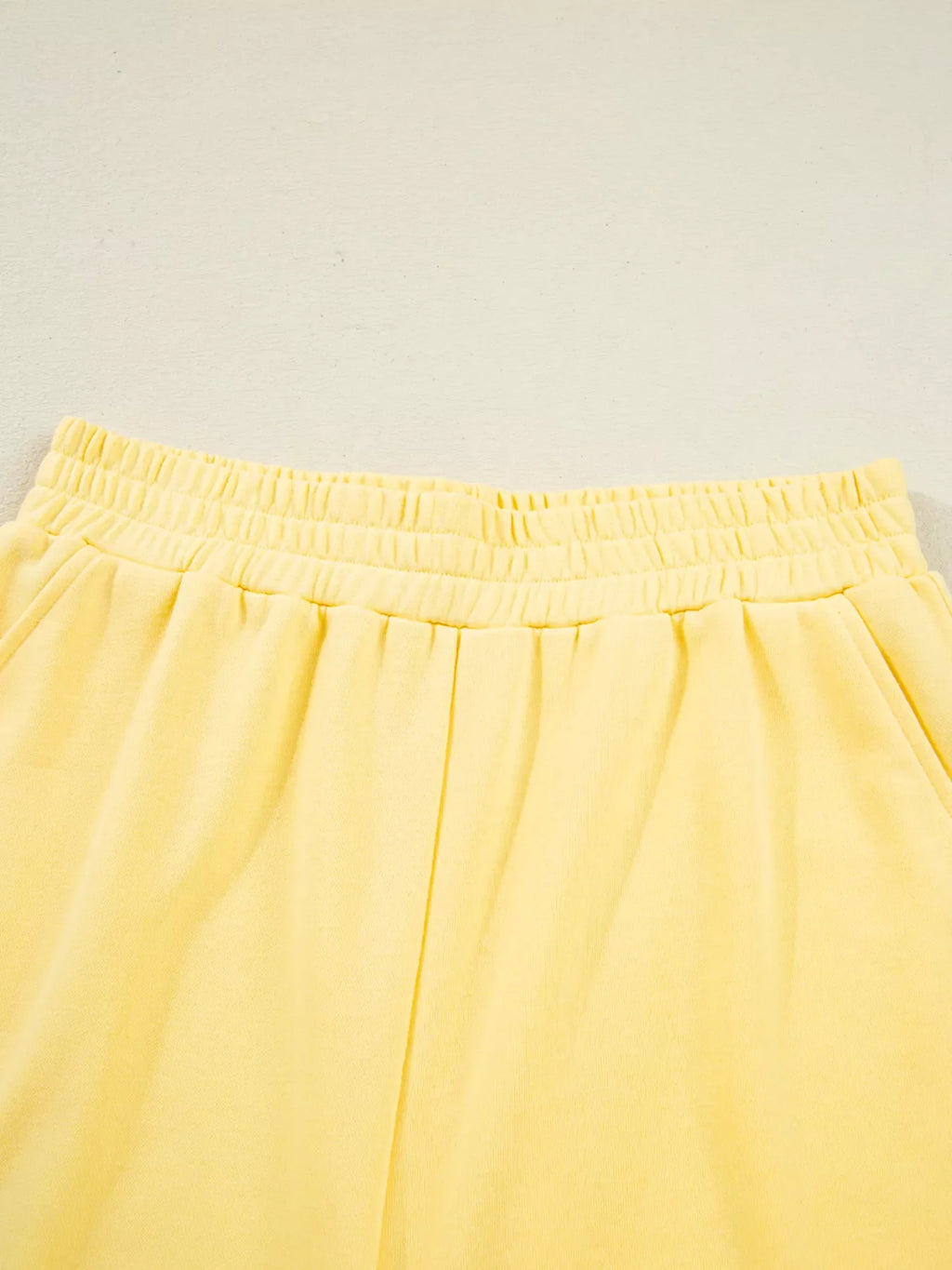 Color Block Patchwork Half Button Top and Shorts 2pcs Set