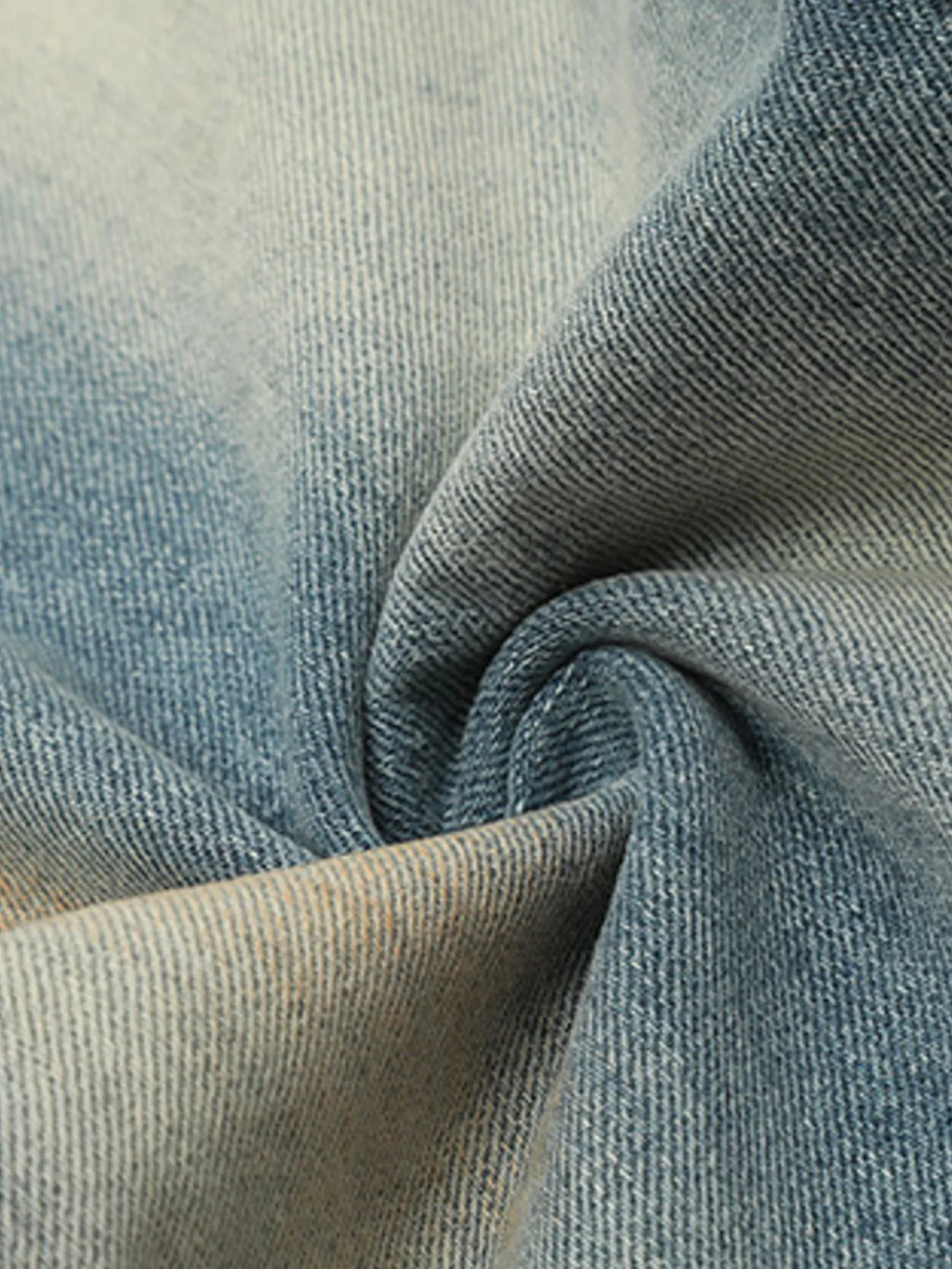 Men's Washed Straight Leg Jeans
