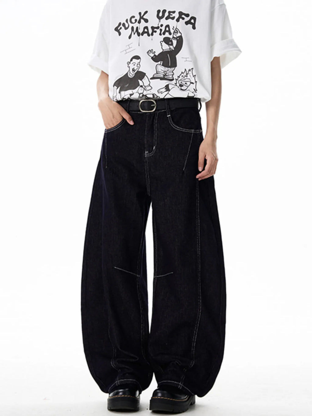 Men's Wide Leg Jeans