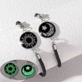 2-Piece Glow-in-the-Dark Sun Moon Bracelet