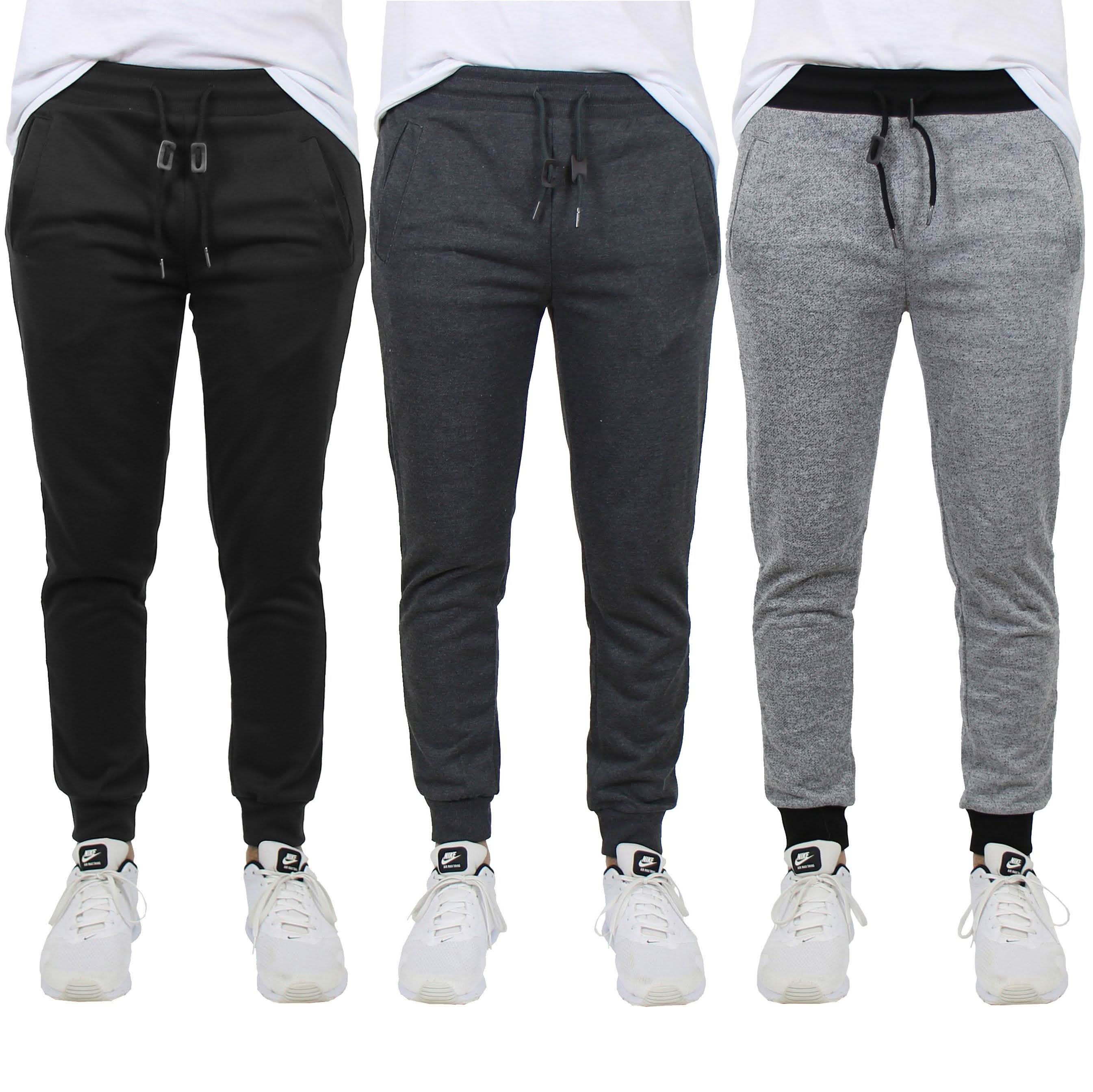 3-Pack: Men's French Terry Slim-Fit Jogger