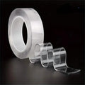 3-Pack: Transparent Adhesive Tape - Reusable, Washable, and No-Residue Nano Gel Strips
