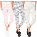3-Pack: Women's Tummy Control Capri Leggings With Pockets