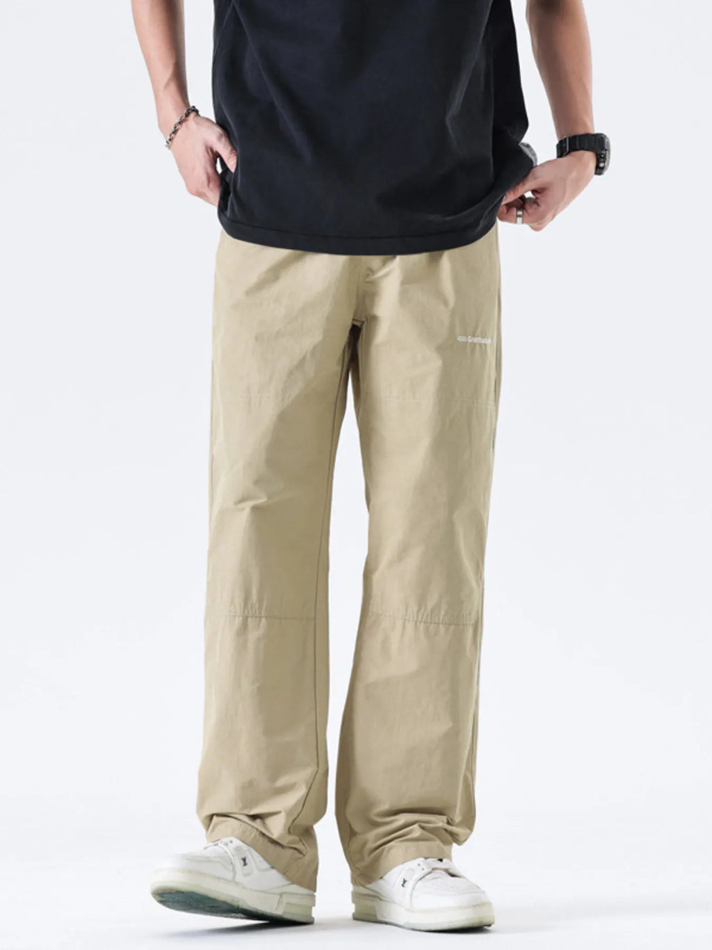Men's Full Size Wide Leg Pants Plus Size