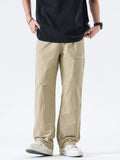 Men's Full Size Wide Leg Pants Plus Size