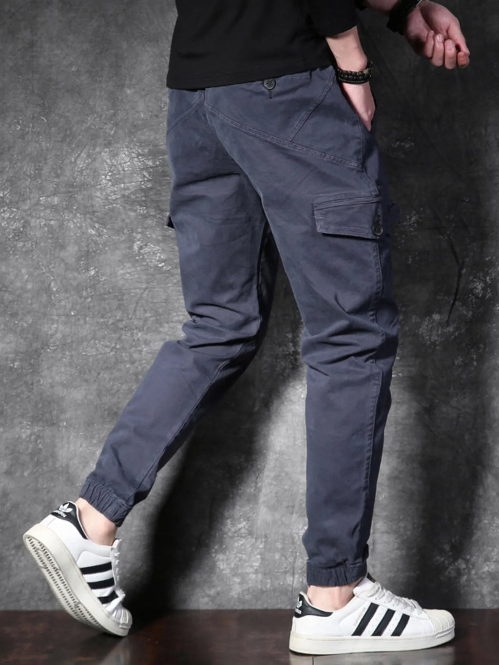 Men's Cargo Pants with Drawstring