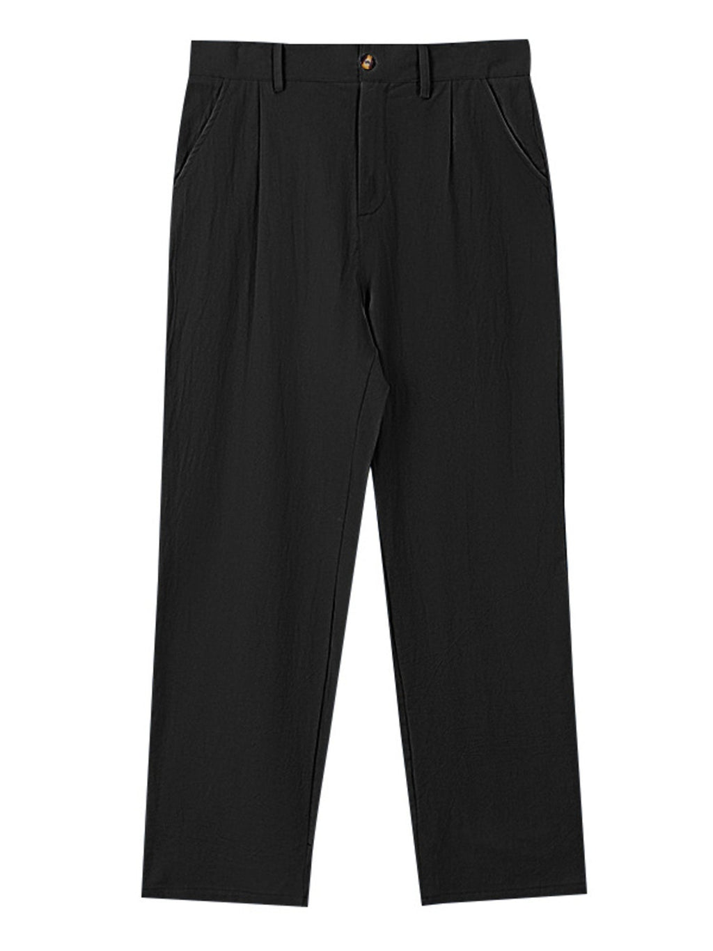 Men's Full Size Relaxed Fit Pleated Pants Plus Size