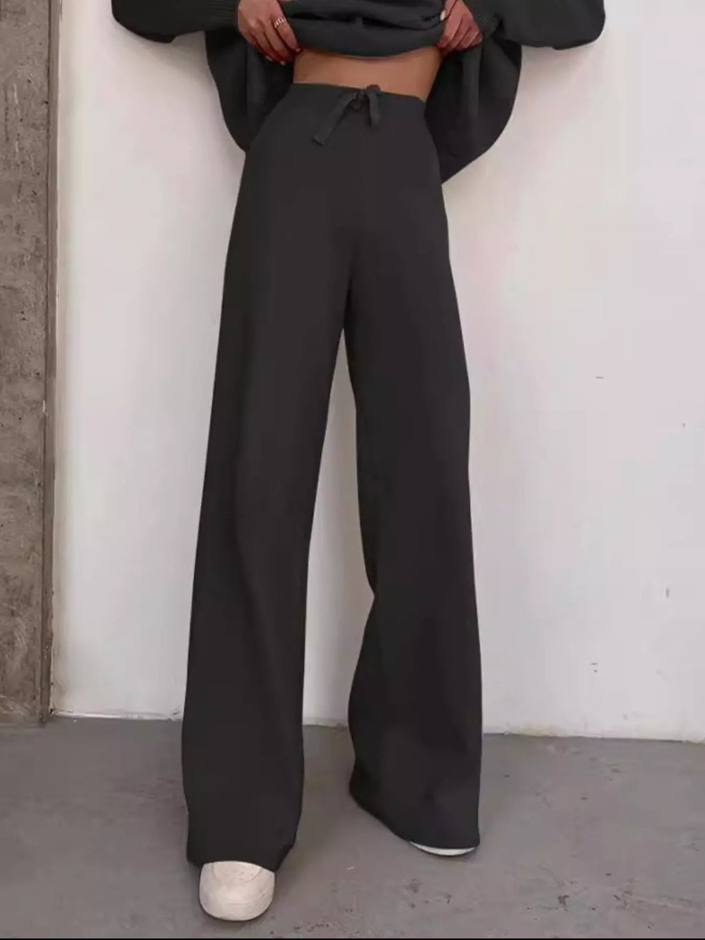 Full Size Turtleneck Long Sleeve Top and Pants Sweater Set Plus Size
