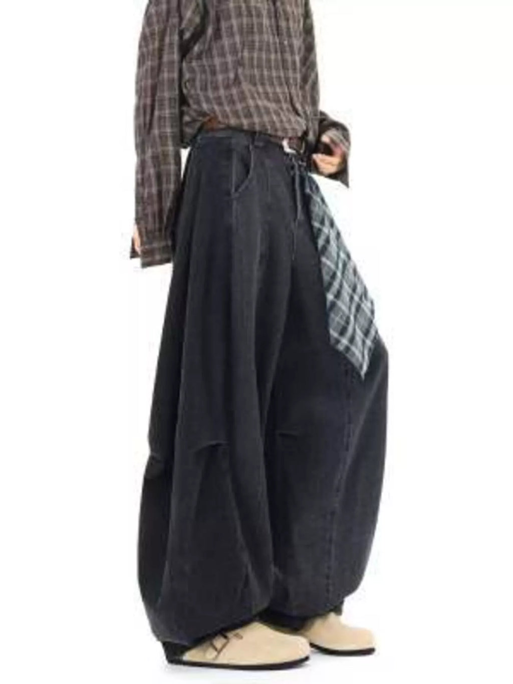 Men's Full Size Wide Leg Vintage Wash Jeans Plus Size