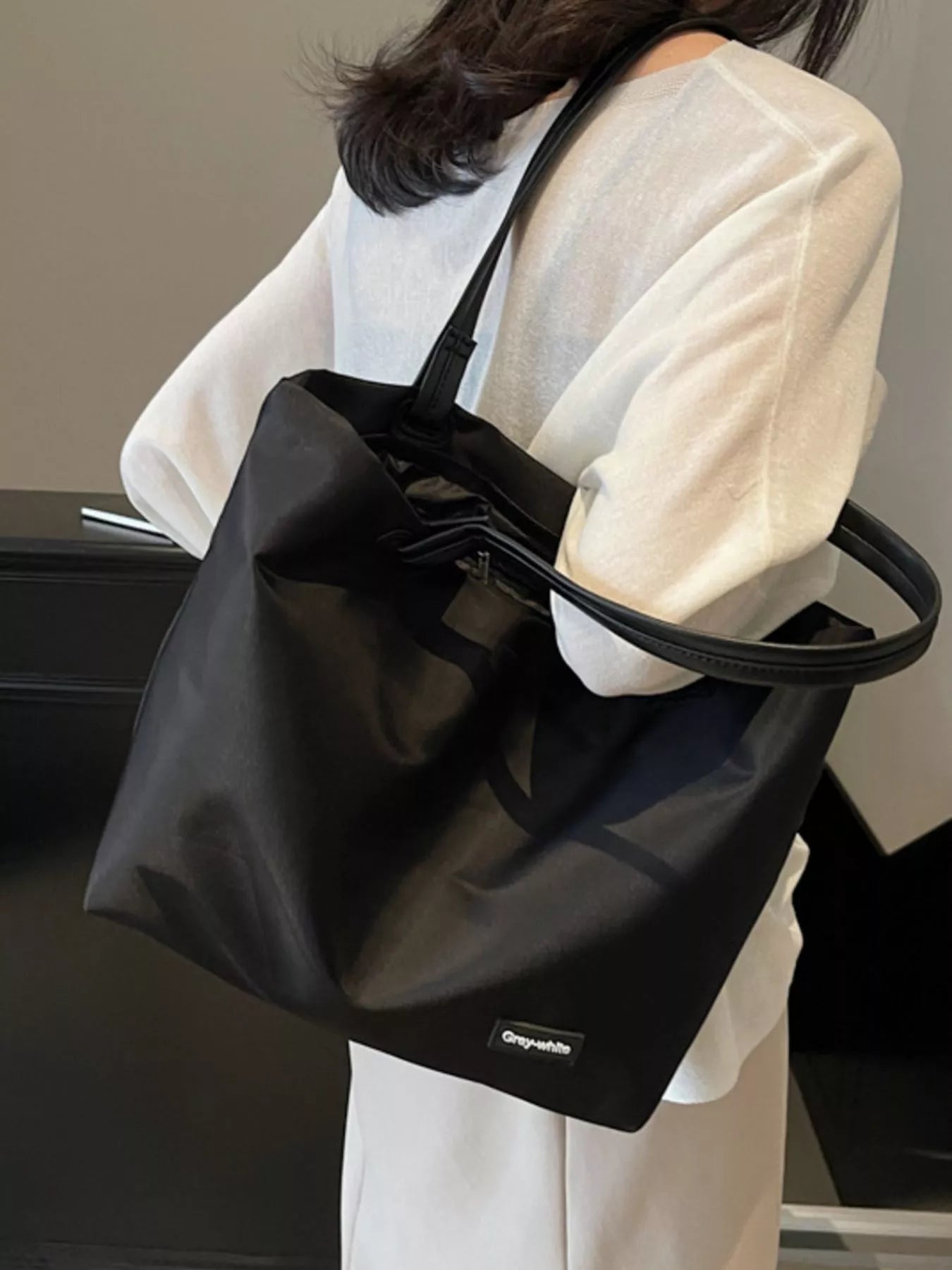 Oxford Cloth Shoulder Bag