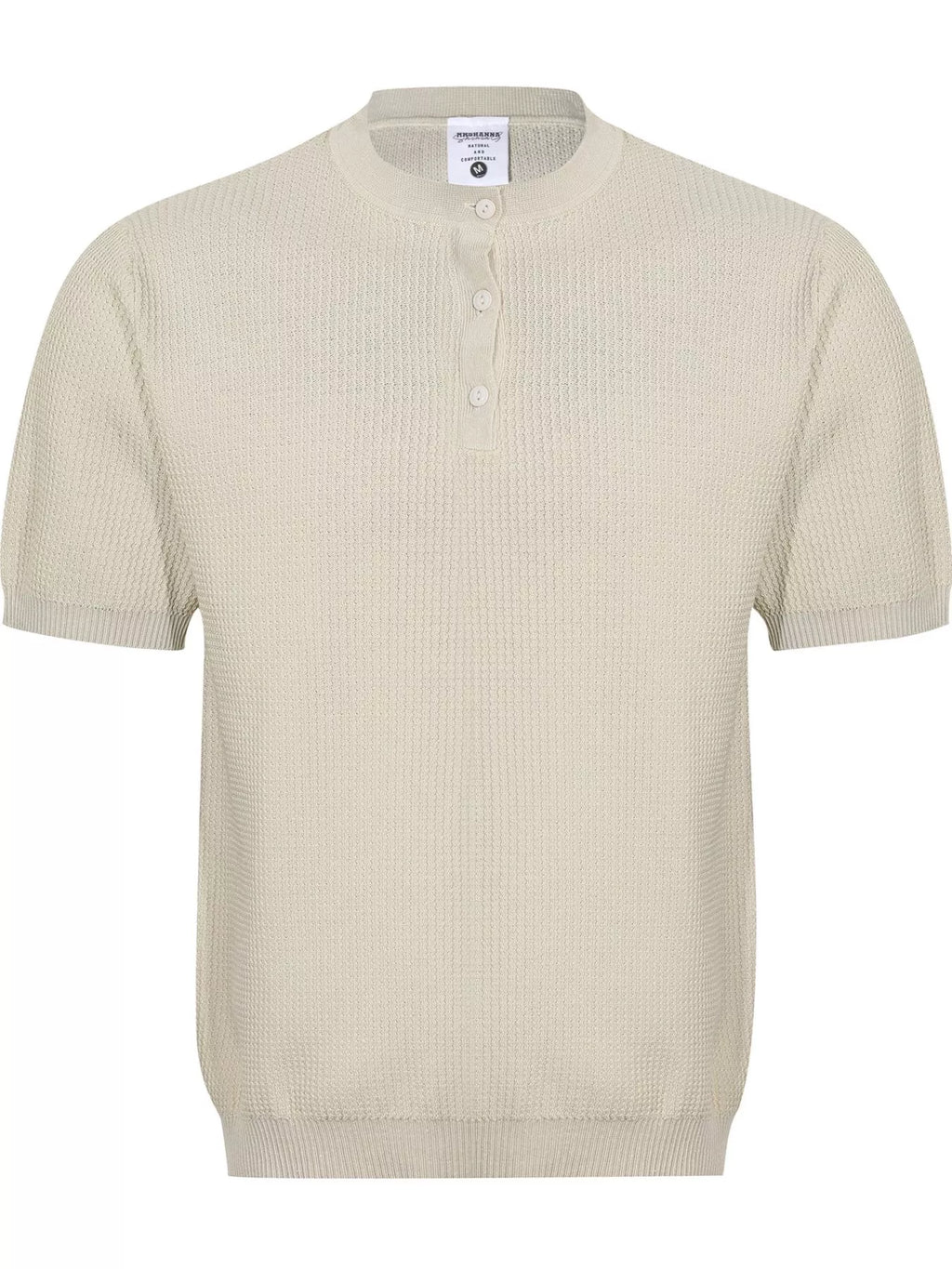 Men's Textured Knit Short Sleeve Top