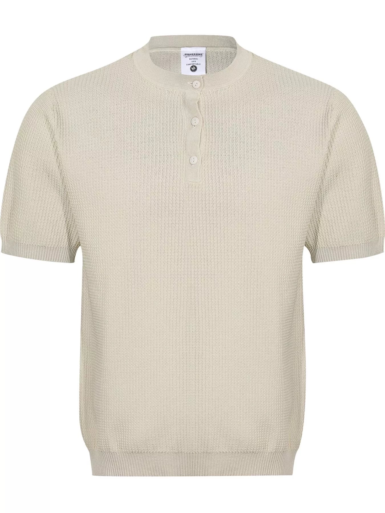 Men's Textured Knit Short Sleeve Top