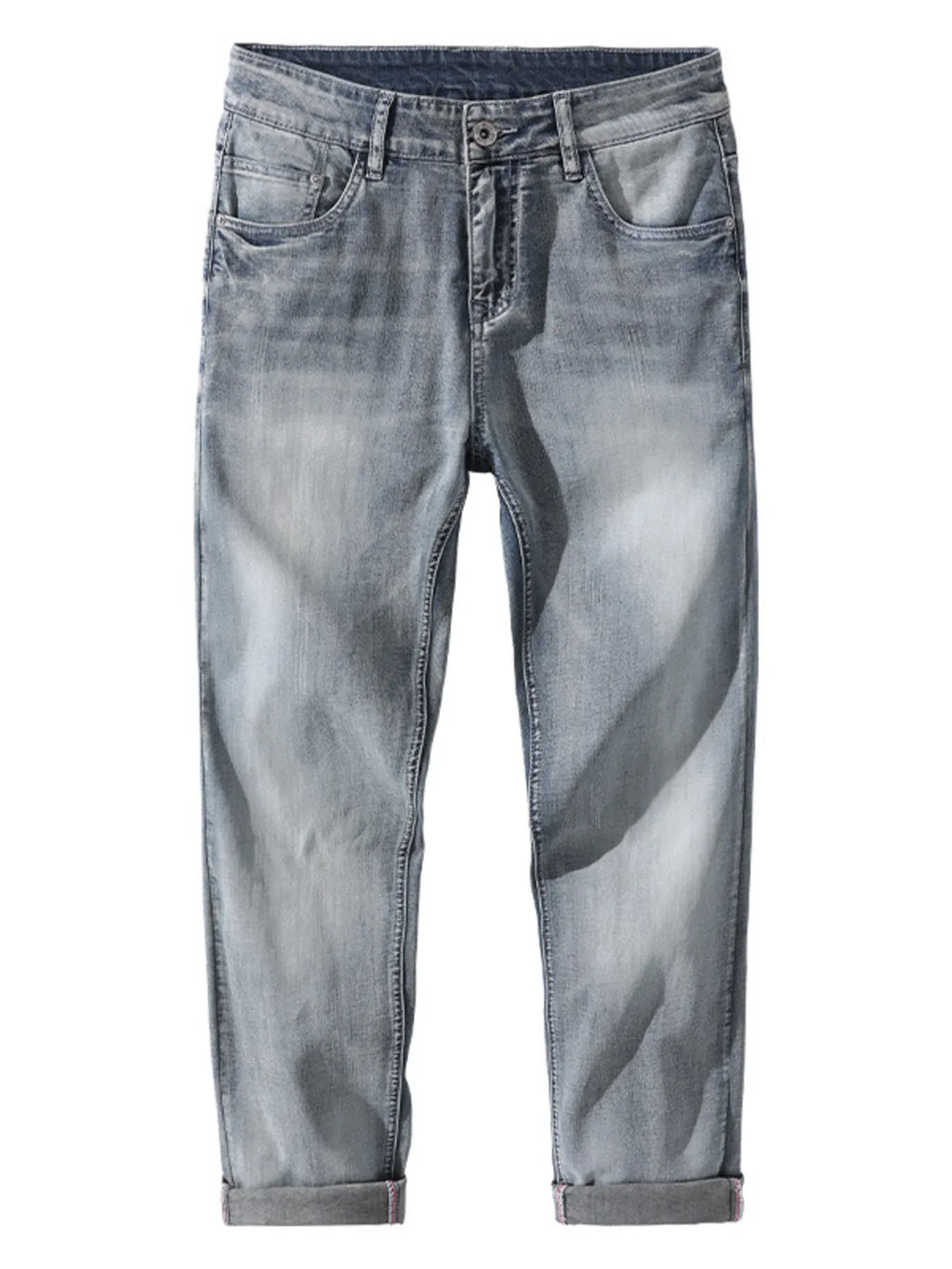 Men's Washed Slim Fit Jeans