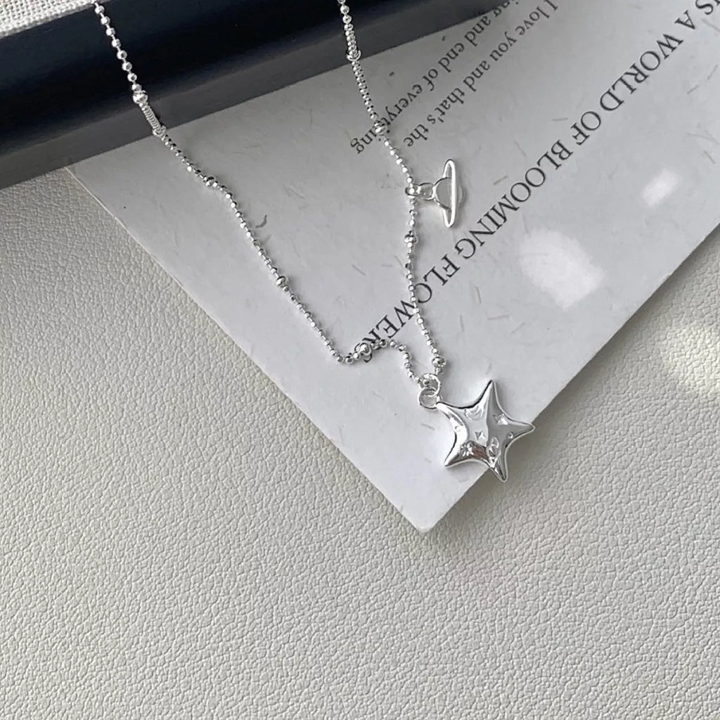 925 Sterling Silver Star Necklace